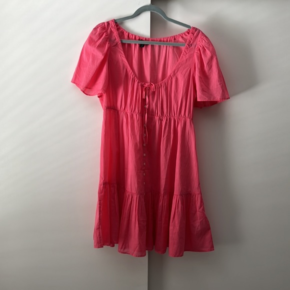 J. Crew cotton voile tiered button-down beach dress - Picture 5 of 10